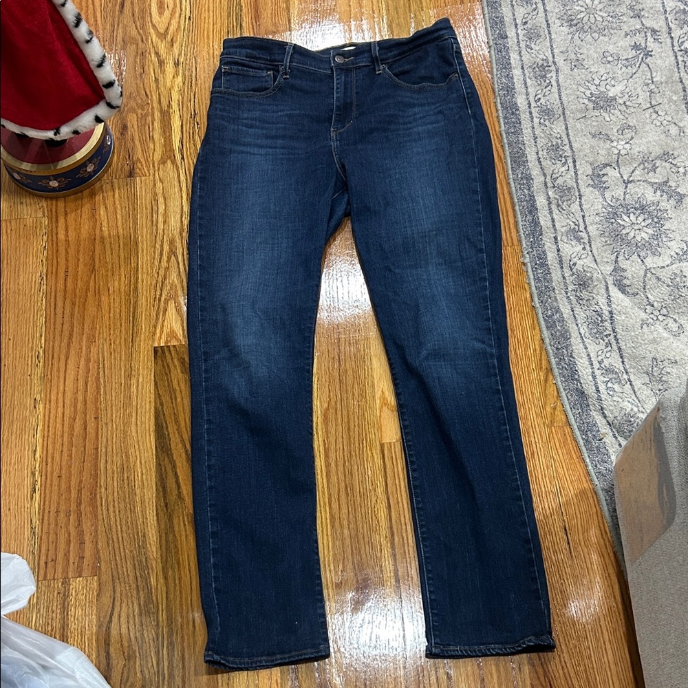 Denizen from Levi's Women's High Rise Dark Blue Jeans